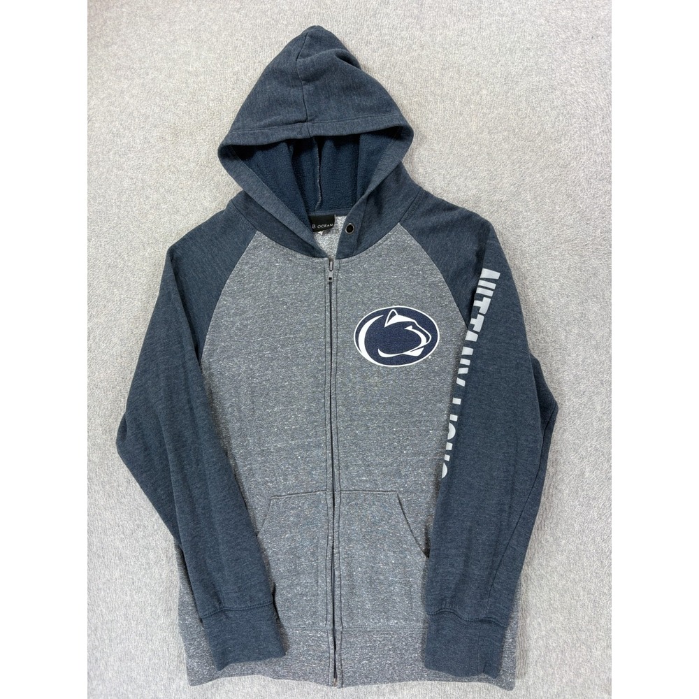 Penn‎ State Nittany Lions Screened Campus Hoodie Jacket (Men's Medium) Gray